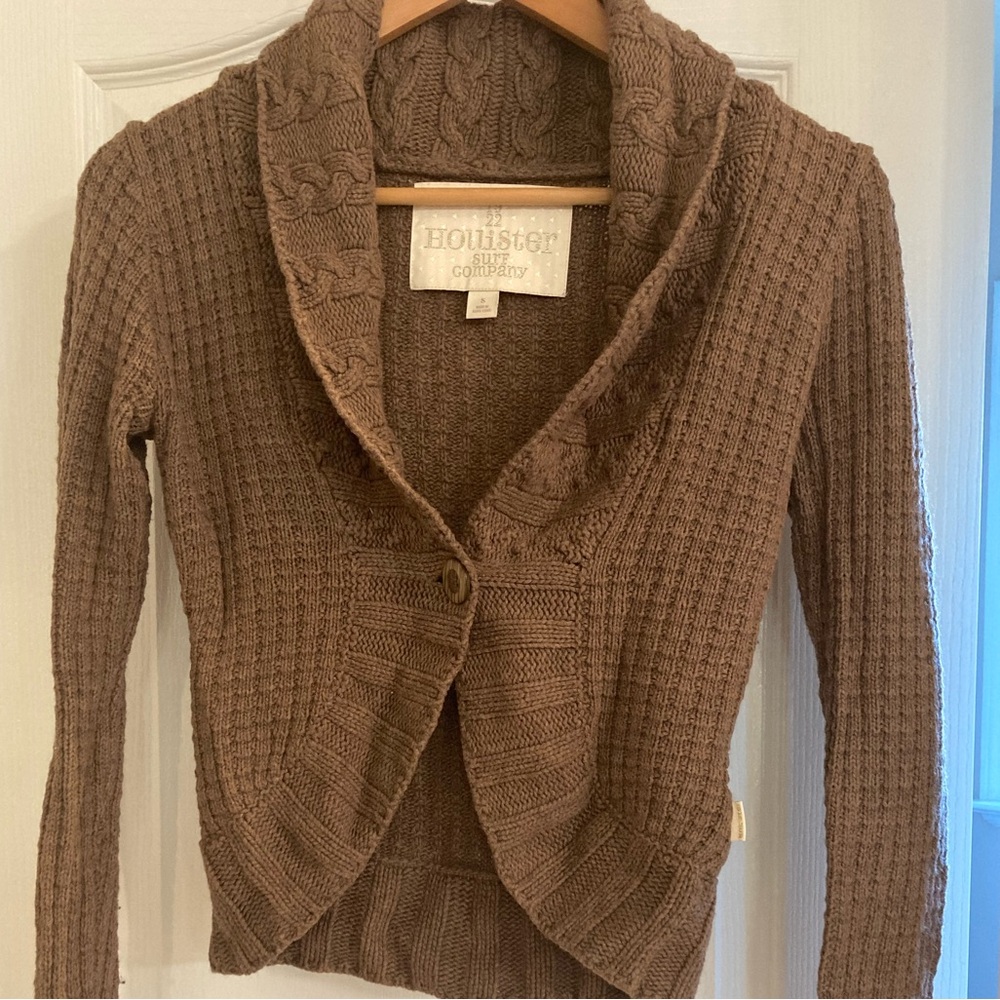 Hollister Women's Chocolate Cardigan